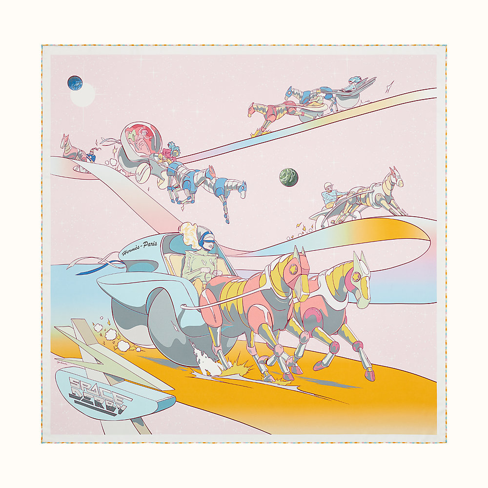 Space Derby scarf 90 Hermès Singapore